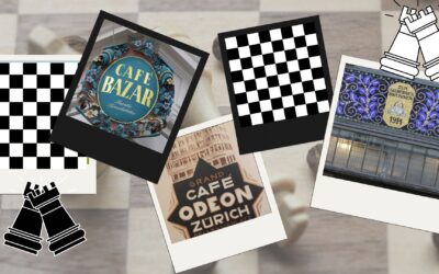 Das Schachspiel im Kaffeehaus